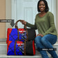 Personalized Cape Verde Soccer Shark Mascot Travel Bag Blue Sharks Football Player Dynamic Graphic
