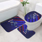 Personalized Cape Verde Soccer Bathroom Set Shark Mascot Football Player Striped Pattern