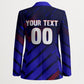 Personalized Cape Verde Soccer Blazer Shark Mascot Football Player Striped Pattern