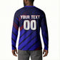 Personalized Cape Verde Soccer Button Sweatshirt Shark Mascot Football Player Striped Pattern