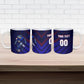 Personalized Cape Verde Soccer Ceramic Mug Shark Mascot Football Player Striped Pattern