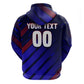 Personalized Cape Verde Soccer Hoodie Shark Mascot Football Player Striped Pattern