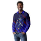 Personalized Cape Verde Soccer Long Sleeve Polo Shirt Shark Mascot Football Player Striped Pattern