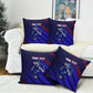 Personalized Cape Verde Soccer Pillow Cover Shark Mascot Football Player Striped Pattern
