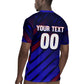 Personalized Cape Verde Soccer Rugby Jersey Shark Mascot Football Player Striped Pattern