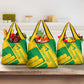 Comoros Flag Grocery Bag - Green and Yellow Design and National Emblem
