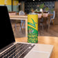 Comoros Skinny Tumbler - National Flag Lemur Design and Ylang Ylang Flower Pattern
