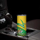 Comoros Skinny Tumbler - National Flag Lemur Design and Ylang Ylang Flower Pattern