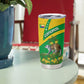 Comoros Tumbler Cup - National Flag Lemur Design and Ylang Ylang Flower Pattern