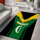 Comoros Area Rug - National Colors Green Yellow Black Crescent Moon and Stars Emblem