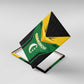 Comoros Canvas Wall Art - National Colors Green Yellow Black Crescent Moon and Stars Emblem
