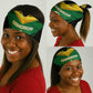 Comoros Neck Gaiter - National Colors Green Yellow Black Crescent Moon and Stars Emblem TS04