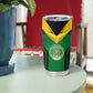 Comoros Tumbler Cup - National Colors Green Yellow Black Crescent Moon and Stars Emblem