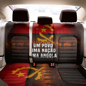 Angola Back Car Seat Cover Red Black Yellow Grunge - African Pride