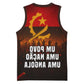 Angola Basketball Jersey Red Black Yellow Grunge - African Pride