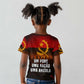 Angola Kid T shirt Red Black Yellow Grunge - African Pride