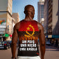 Angola Men Tank Top Red Black Yellow Grunge - African Pride