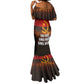 Angola Mermaid Dress Red Black Yellow Grunge - African Pride
