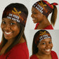 Angola Neck Gaiter Red Black Yellow Grunge - African Pride