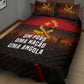 Angola Quilt Bed Set Red Black Yellow Grunge - African Pride