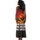Angola Tank Maxi Dress Red Black Yellow Grunge - African Pride