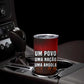 Angola Tumbler Cup Red Black Yellow Grunge - African Pride