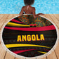 Angola Beach Blanket Red Black Yellow Tribal and Elephant - African Pride
