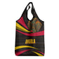 Angola Grocery Bag Red Black Yellow Tribal and Elephant - African Pride