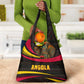 Angola Grocery Bag Red Black Yellow Tribal and Elephant - African Pride
