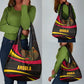 Angola Grocery Bag Red Black Yellow Tribal and Elephant - African Pride