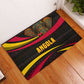 Angola Rubber Doormat Red Black Yellow Tribal and Elephant - African Pride