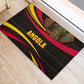 Angola Rubber Doormat Red Black Yellow Tribal and Elephant - African Pride