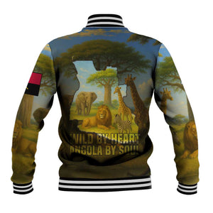 Angola Baseball Jacket Savannah Wildlife and African Animal - African Pride