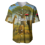 Angola Baseball Jersey Savannah Wildlife and African Animal - African Pride