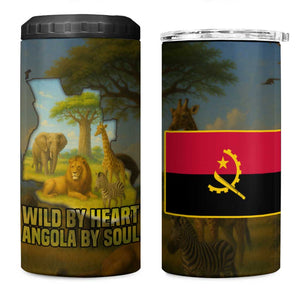 Angola 4 in 1 Can Cooler Tumbler Savannah Wildlife and African Animal - African Pride