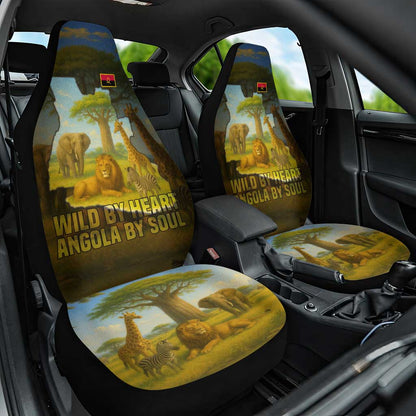 Angola Car Seat Cover Savannah Wildlife and African Animal - African Pride