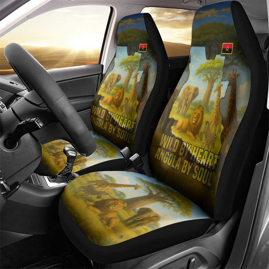 Angola Car Seat Cover Savannah Wildlife and African Animal - African Pride