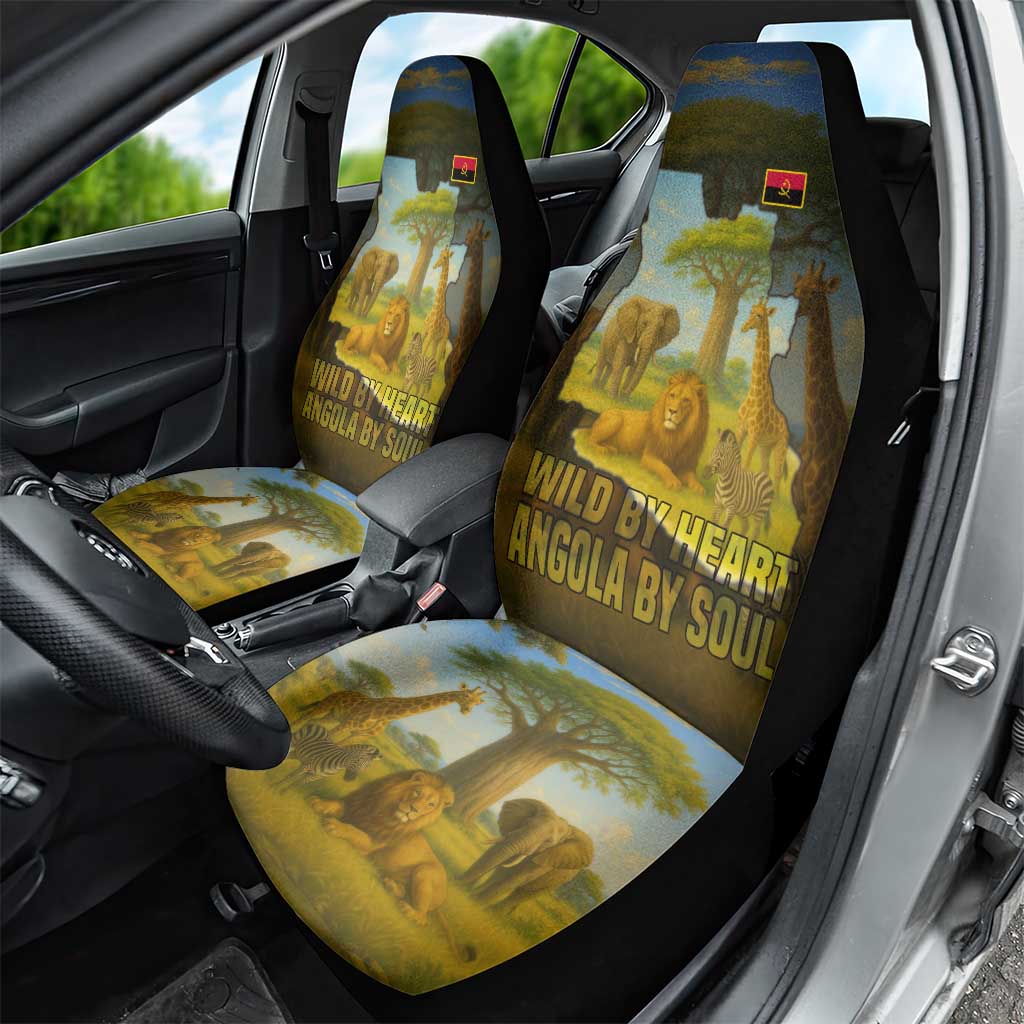 Angola Car Seat Cover Savannah Wildlife and African Animal - African Pride
