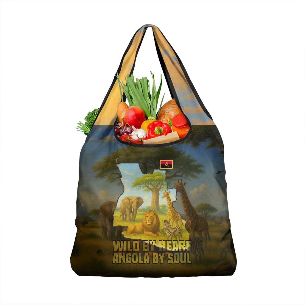 Angola Grocery Bag Savannah Wildlife and African Animal - African Pride