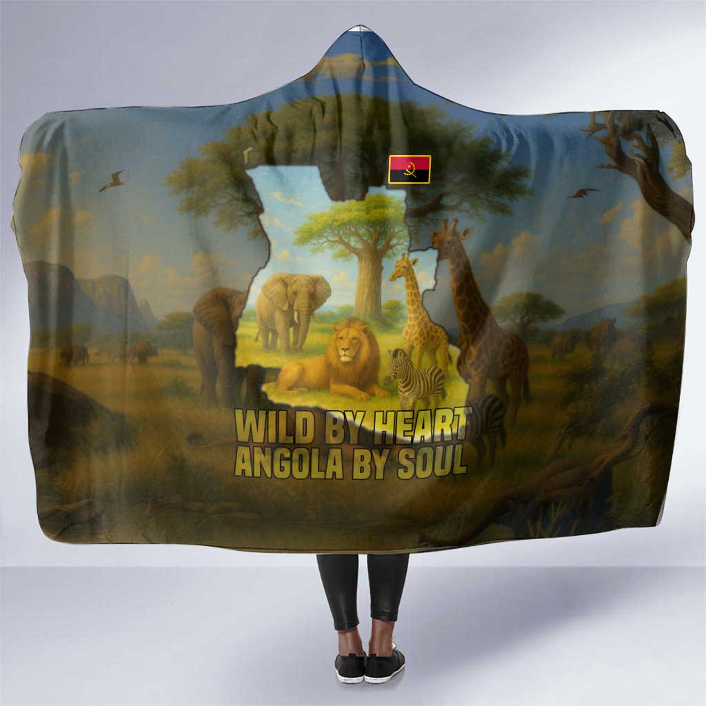 Angola Hooded Blanket Savannah Wildlife and African Animal - African Pride