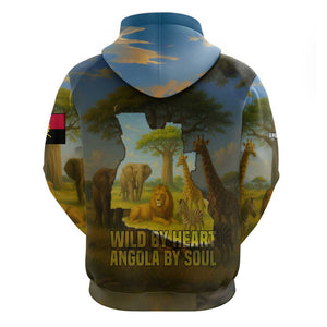 Angola Hoodie Savannah Wildlife and African Animal - African Pride