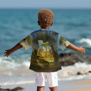 Angola Kid Hawaiian Shirt Savannah Wildlife and African Animal - African Pride