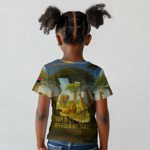 Angola Kid T shirt Savannah Wildlife and African Animal - African Pride
