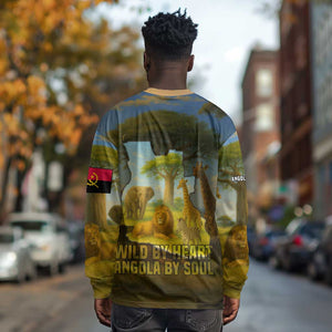 Angola Long Sleeve Shirt Savannah Wildlife and African Animal - African Pride
