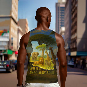 Angola Men Tank Top Savannah Wildlife and African Animal - African Pride