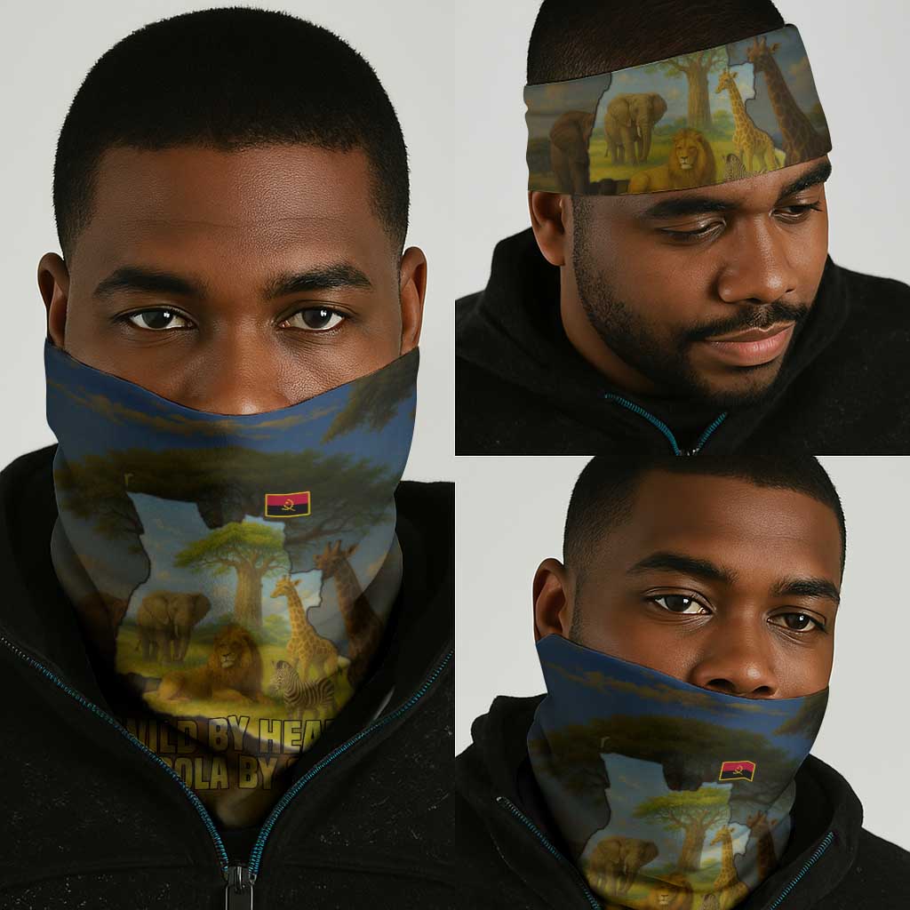 Angola Neck Gaiter Savannah Wildlife and African Animal - African Pride
