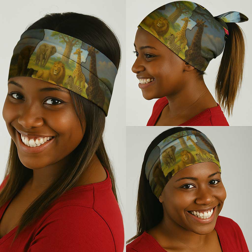 Angola Neck Gaiter Savannah Wildlife and African Animal - African Pride