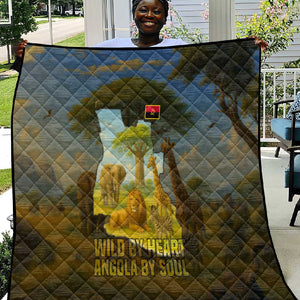 Angola Quilt Savannah Wildlife and African Animal - African Pride