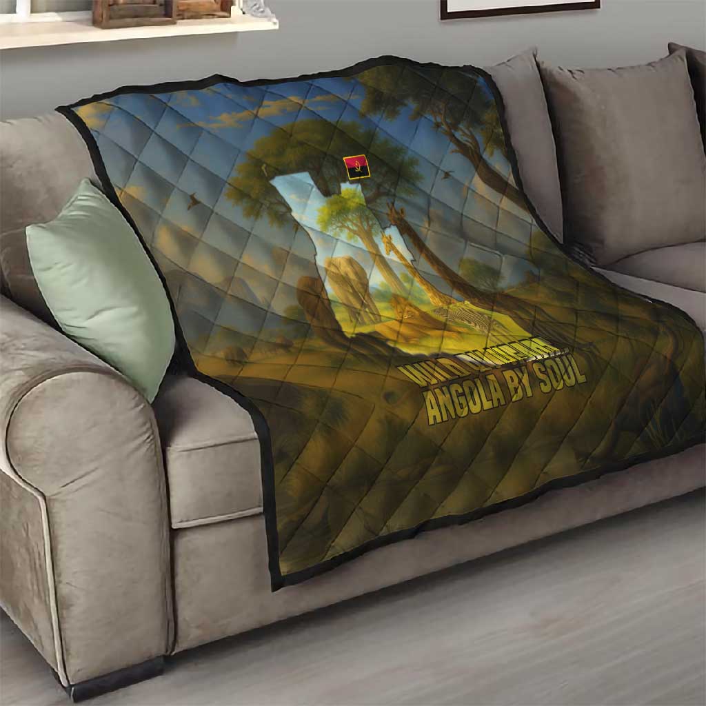 Angola Quilt Savannah Wildlife and African Animal - African Pride