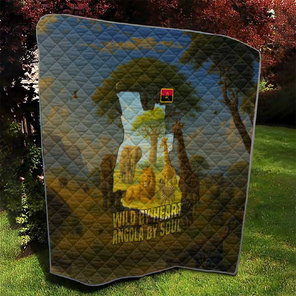 Angola Quilt Savannah Wildlife and African Animal - African Pride